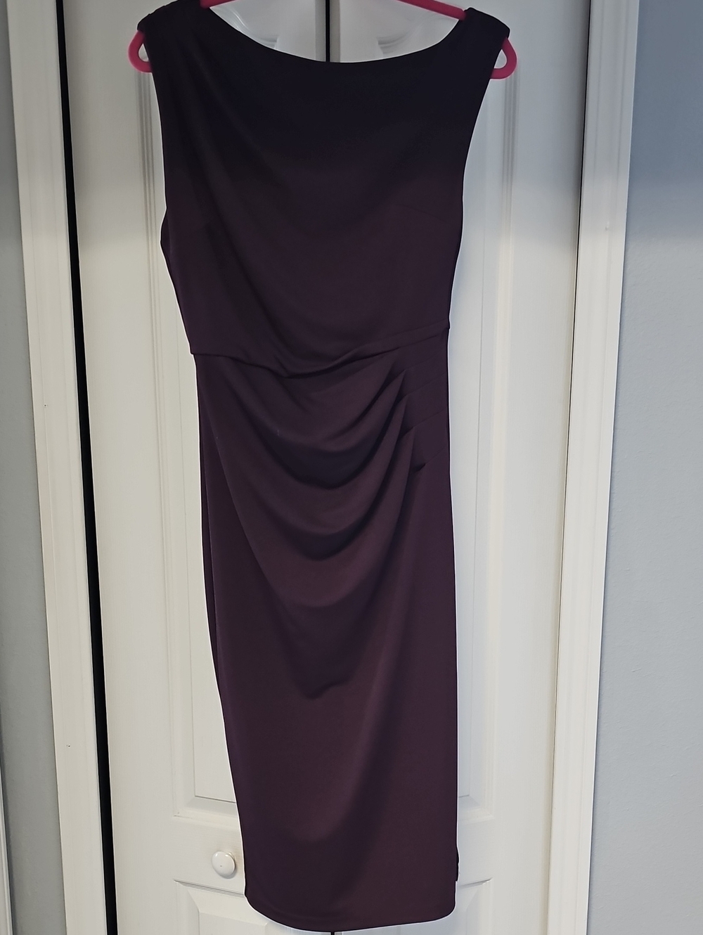 Below Knee Lengh Dress, More Burgundy Then Purple